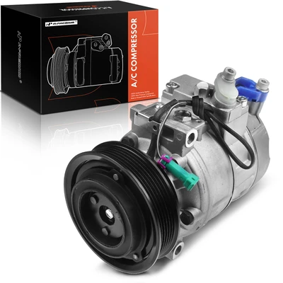 AC Compressor with Clutch & Pulley