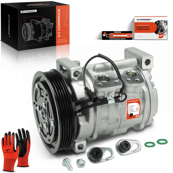 1999-2003 Suzuki Vitara AC Compressor with Clutch with 5-Groove Pulley A-Premium APACC143
