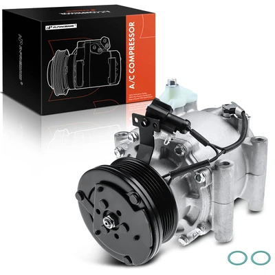 AC Compressor with Clutch & Pulley