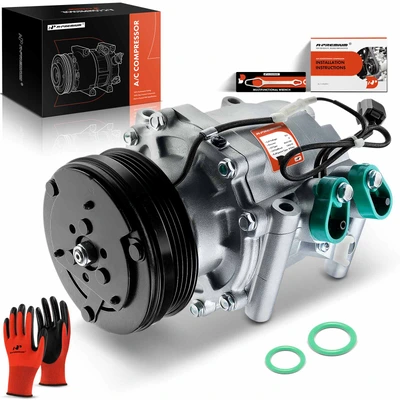 AC Compressor with Clutch & Pulley