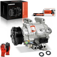 2002-2009 Chevrolet Trailblazer AC Compressor with Clutch with 6-Groove Pulley A-Premium APACC795