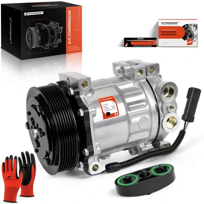 AC Compressor with Clutch