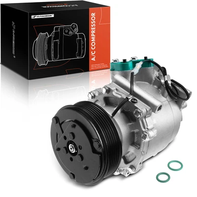 AC Compressor with Clutch & Pulley