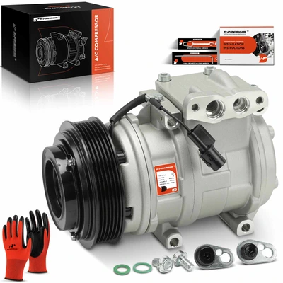 AC Compressor with Pulley & Clutch