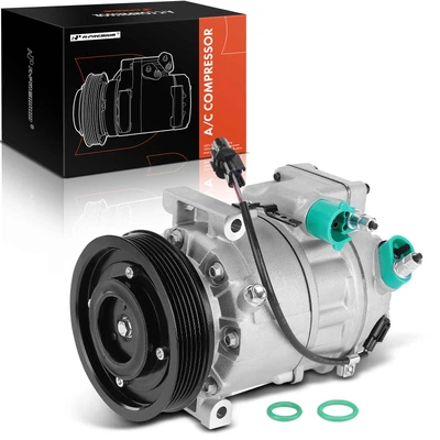 AC Compressor with Clutch & Pulley