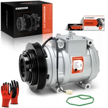 AC Compressor with Clutch & Pulley
