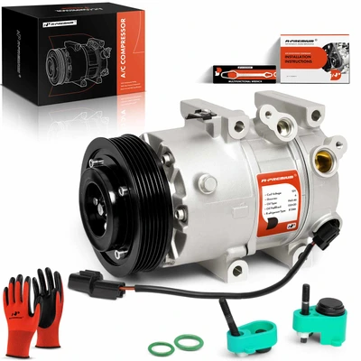AC Compressor with Clutch & Pulley