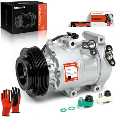 AC Compressor with Clutch & Pulley