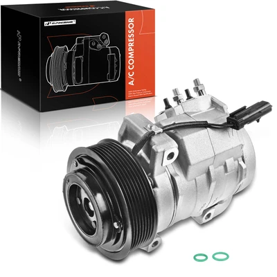 AC Compressor with 8-Groove Pulley & 10S17C Style