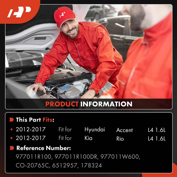 AC Compressor with Clutch with 6-Groove Pulley A-Premium APACC351