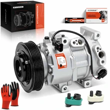 AC Compressor with Clutch & Pulley