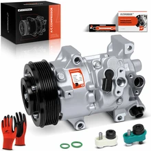 2013 Toyota Matrix AC Compressor with Clutch with 6-Groove Pulley A-Premium APACC394