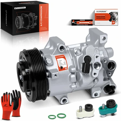 AC Compressor with Clutch & Pulley