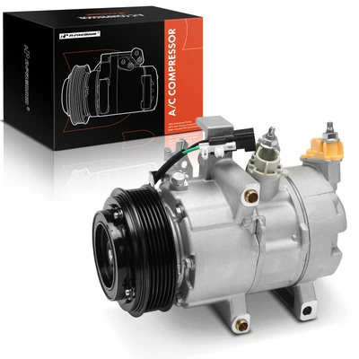 AC Compressor with Clutch & Pulley