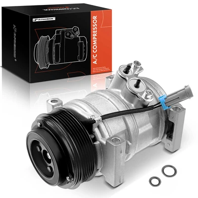 2004 Cadillac Seville AC Compressor with Clutch with 6-Groove Pulley A-Premium APACC148