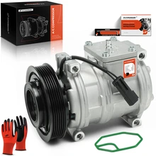 1996-1997 Plymouth Grand Voyager AC Compressor with Clutch with 6-Groove Pulley A-Premium APACC149