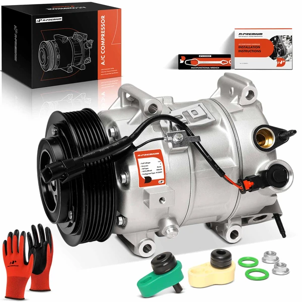 2023 Honda Pilot AC Compressor with Clutch with 6-Groove Pulley A-Premium APACC969