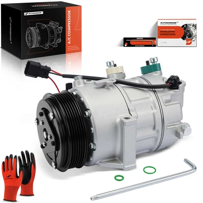 AC Compressor with Clutch