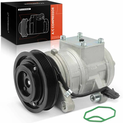 AC Compressor with Clutch & Pulley