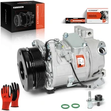 AC Compressor with Clutch & 6-Groove Pulley