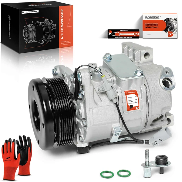 1998-2005 Lexus GS300 AC Compressor with Clutch with 6-Groove Pulley A-Premium APACC315
