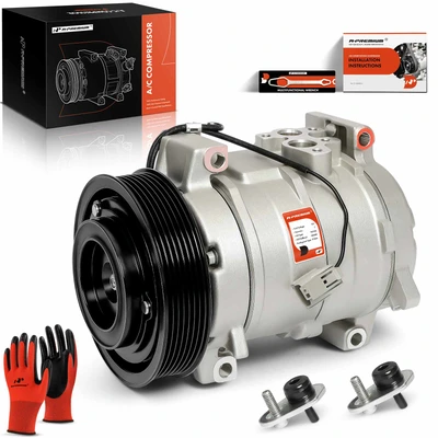 AC Compressor with Clutch & Pulley