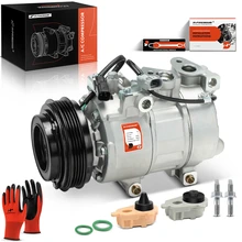 2014-2018 Ford Focus AC Compressor with Clutch with 4-Groove Pulley A-Premium APACC317