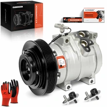 AC Compressor with Clutch & Pulley