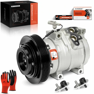 AC Compressor with Clutch & Pulley