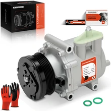 2002 Ford Explorer Sport Trac AC Compressor with Clutch with 6-Groove Pulley A-Premium APACC248