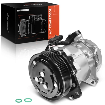 2002-2003 Dodge Ram 2500 AC Compressor with Clutch with 6-Groove Pulley A-Premium APACC156