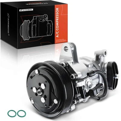 AC Compressor with Clutch & Pulley
