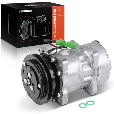 AC Compressor with Clutch & Pulley