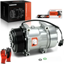 1990-1993 Dodge D250 AC Compressor with Clutch with 8-Groove Pulley A-Premium APACC397