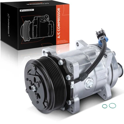 AC Compressor with Clutch & Pulley