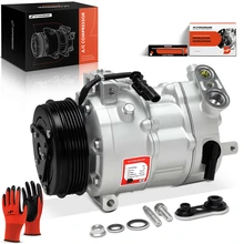 AC Compressor with 5-Groove Pulley