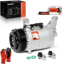 2002-2008 Mini Cooper AC Compressor with Clutch with 6-Groove Pulley A-Premium APACC137