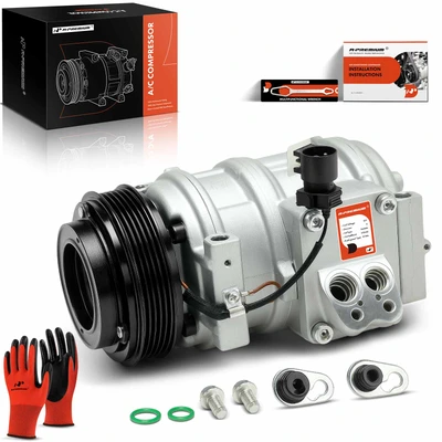 AC Compressor with Clutch & Pulley