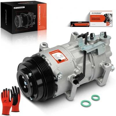 AC Compressor with Clutch & Pulley