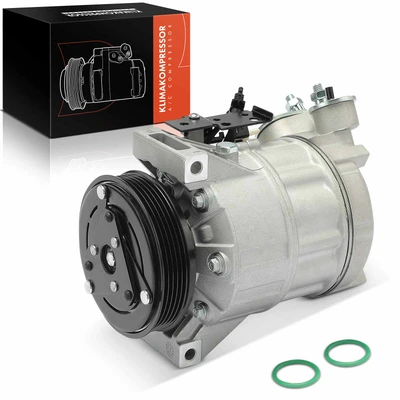 AC Compressor with Clutch & Pulley