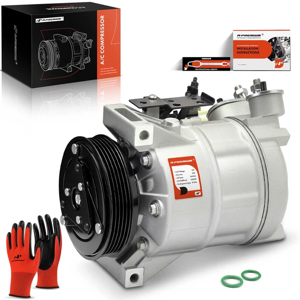 2015-2016 Volvo XC60 AC Compressor with Clutch with 5-Groove Pulley A-Premium APACC159