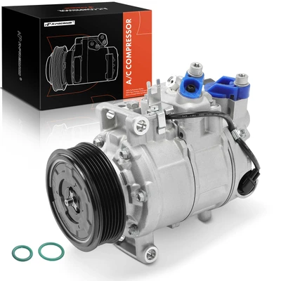 AC Compressor with Clutch & 6-Groove Pulley