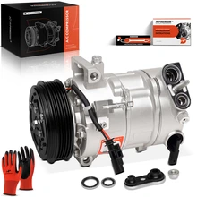 A/C Compressor with 5-Groove Pulley