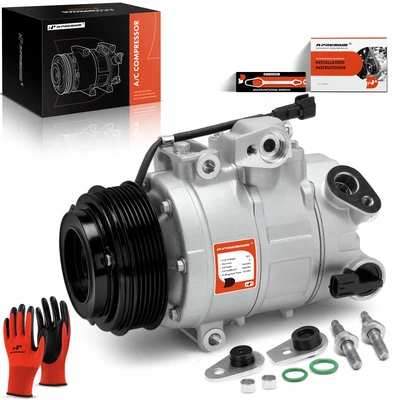 AC Compressor with Clutch & Pulley