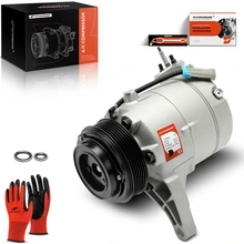 2008-2012 Chevrolet Malibu AC Compressor with Clutch with 6-Groove Pulley A-Premium APACC164