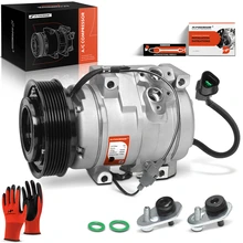 2001-2006 Mitsubishi Montero AC Compressor with Clutch with 7-Groove Pulley A-Premium APACC322