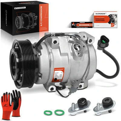 2001-2006 Mitsubishi Montero AC Compressor with Clutch with 7-Groove Pulley A-Premium APACC322