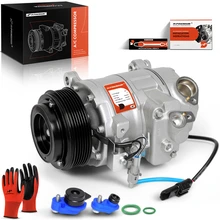 2014-2015 2017-2018 BMW X5 AC Compressor with Clutch with 6-Groove Pulley A-Premium APACC167