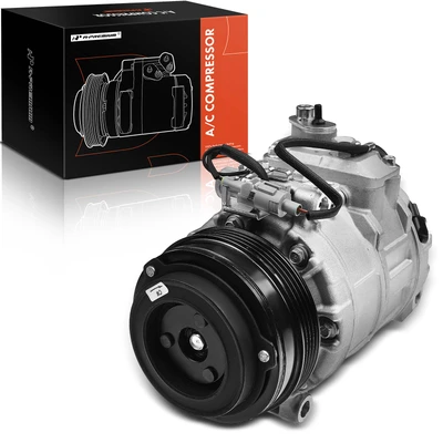 AC Compressor with 4-Groove Pulley