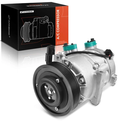 AC Compressor with Clutch & Pulley